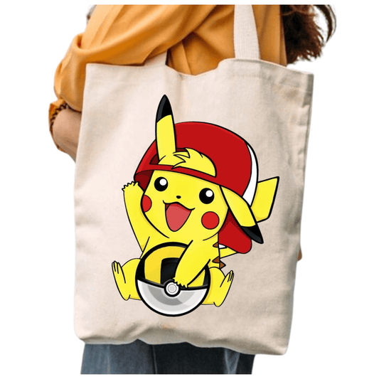 TOTEBAG PIKACHU POKEMON  BOLSO ALGODON