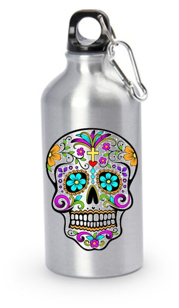 TERMO BOTILITO CALAVERA MEXICANA