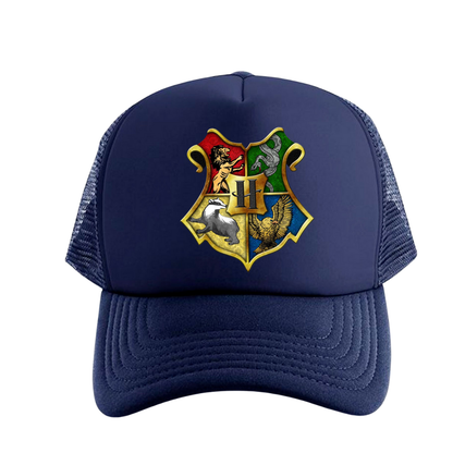 GORRA HARRY POTTER HOGWARTS AZUL MALLA TRUCKER