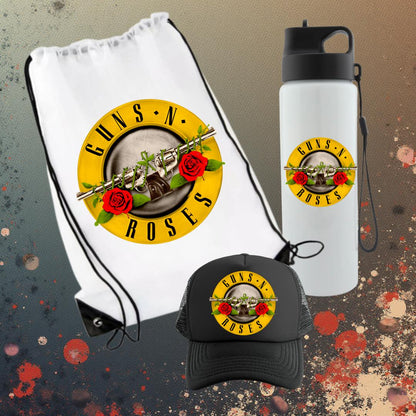 COMBO CAJA DE REGALO GUNS AND ROSES ROCK FANS