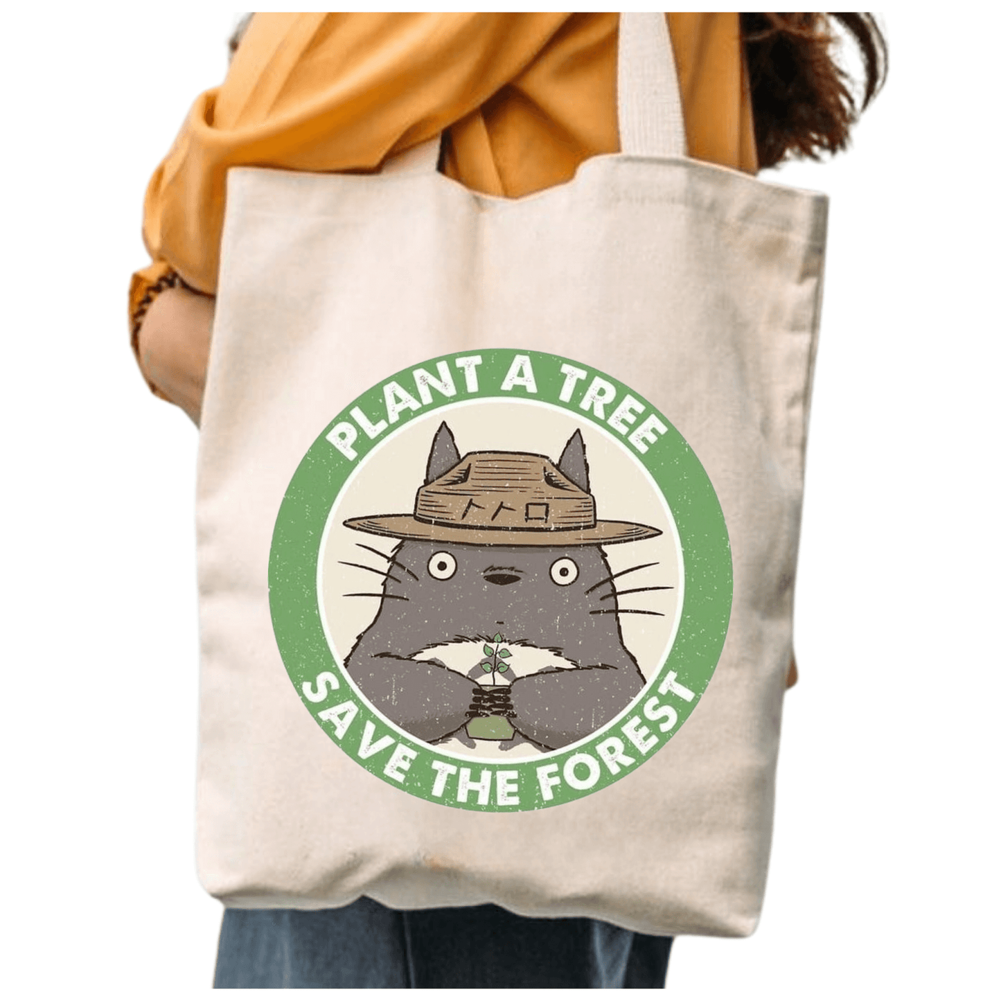 TOTEBAG TOTORO SALVA AL PLANETA BOLSO ALGODON