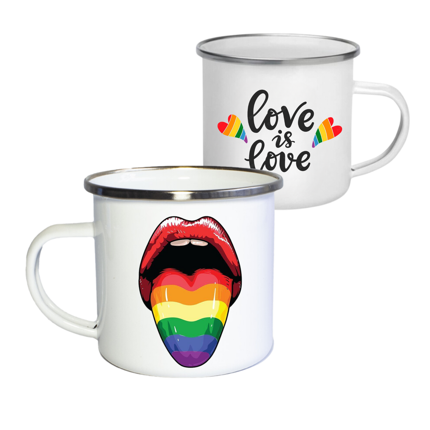 MUG PELTRE PRIDE LOVE IS LOVE POCILLO