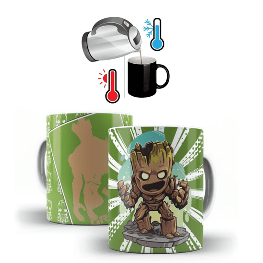 MUG MAGICO GROOT GUARDIANES DE LA GALAXIA