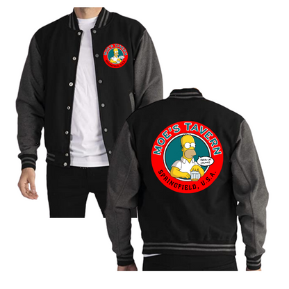 CHAQUETA BEISBOLERA MOES TAVERN HOMERO SIMPSONS