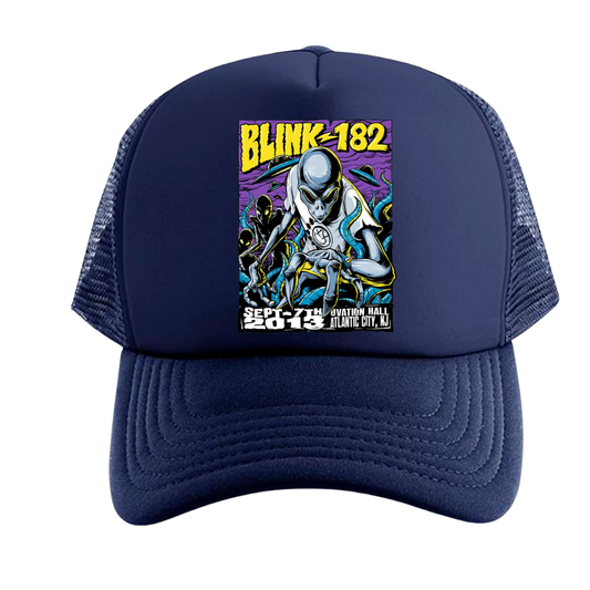 GORRA BLINK 182 COMIC MALLA TRUCKER CAP CAMIONERA AZUL