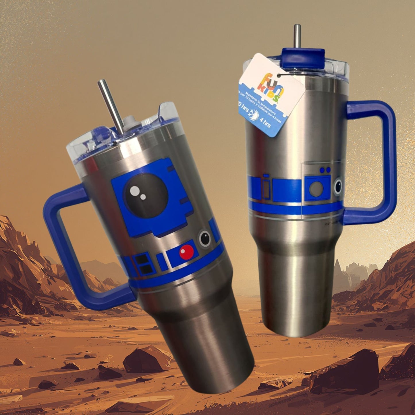 TERMO STAR WARS 1,2L R2R2 VASO ACERO INOXIDABLE ORIGINAL