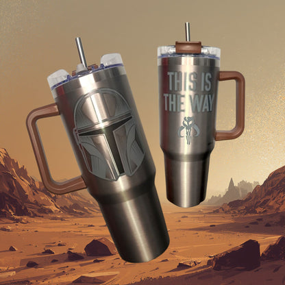 TERMO STAR WARS 1,2L MANDALORIAN VASO ACERO INOXIDABLE ORIGINAL