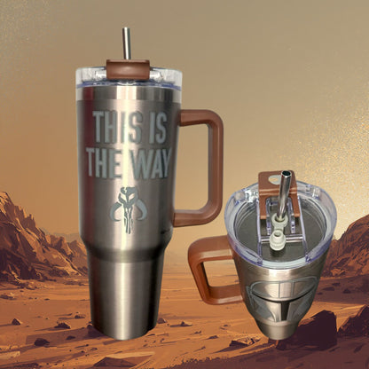TERMO STAR WARS 1,2L MANDALORIAN VASO ACERO INOXIDABLE ORIGINAL