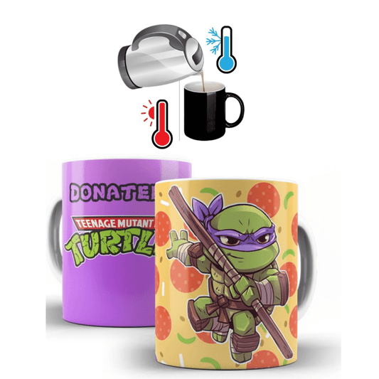 MUG MAGICO TORTUGAS NINJA DONATELLO