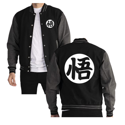 CHAQUETA BEISBOLERA KANJI GO DRAGON BALL