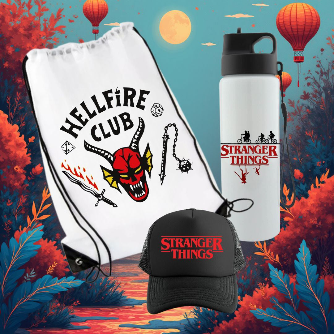 COMBO CAJA DE REGALO STRANGER THINGS FANS SERIE