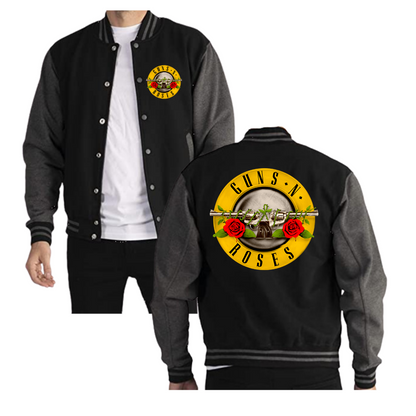 CHAQUETA BEISBOLERA GUNS N'ROSES BANDA ROCK