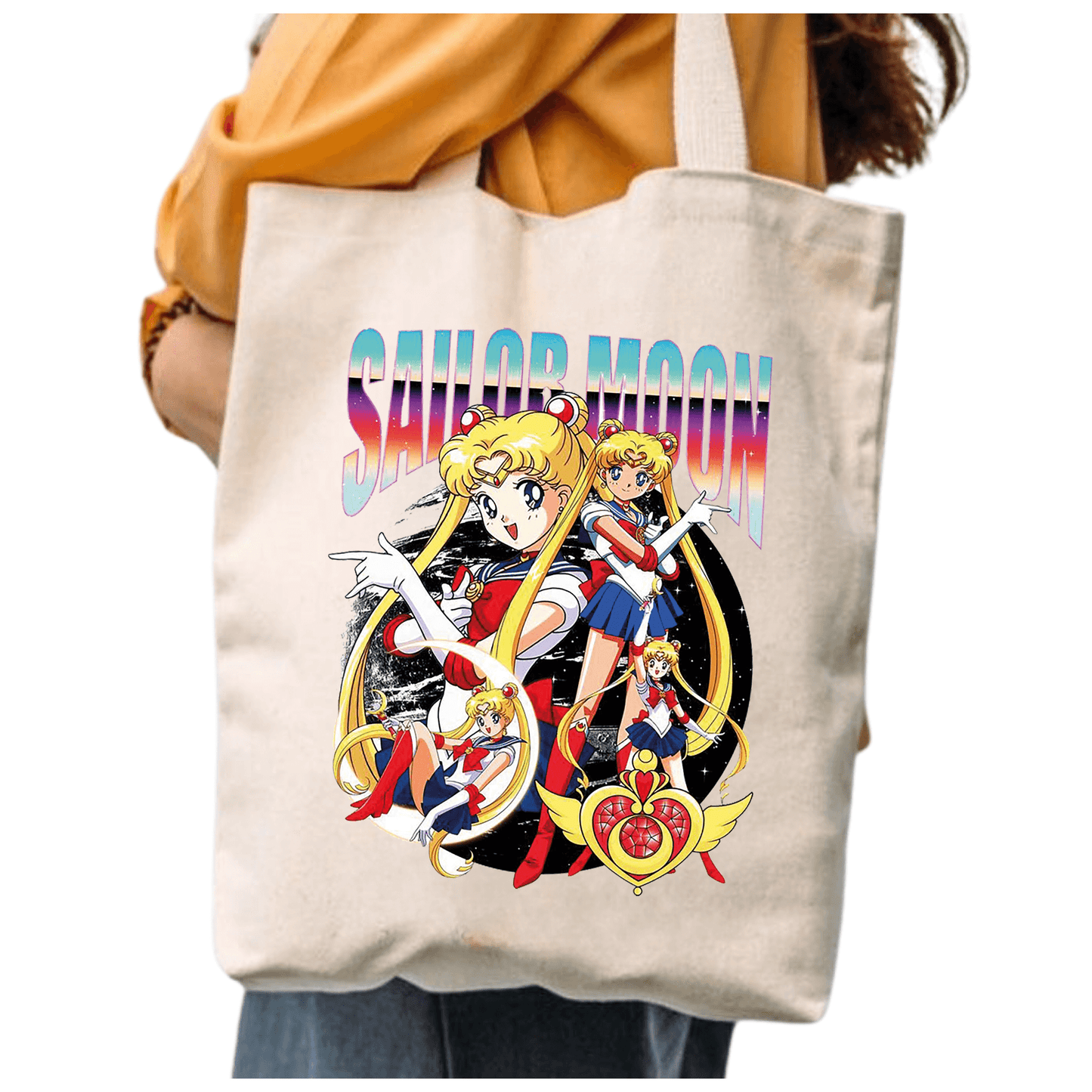 TOTEBAG SAILOR MOON GUERA DE LA LUNA BOLSO ALGODON