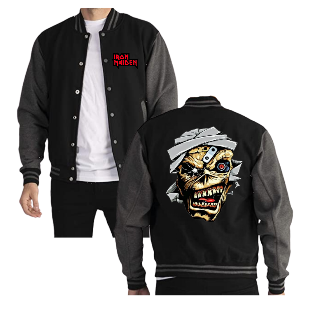 CHAQUETA BEISBOLERA IRON MAIDEN BANDA