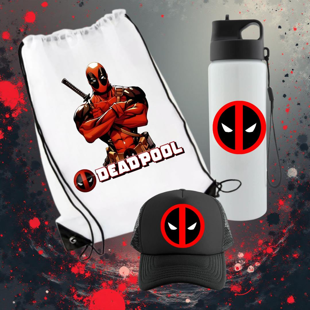 COMBO CAJA DE REGALO DEADPOOL FANS