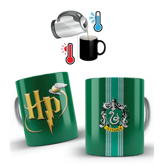 MUG MAGICO HARRY POTTER CASA SLYTHERIN