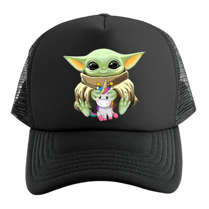 GORRA YODA BABY UNICORNIO CAP TRUCKER