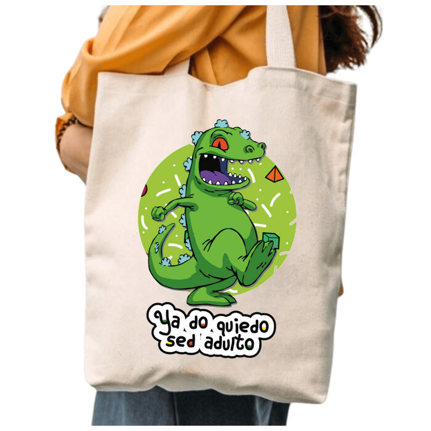 TOTEBAG GRUGRATS NO QUIERO SER ADULTO  BOLSO ALGODON