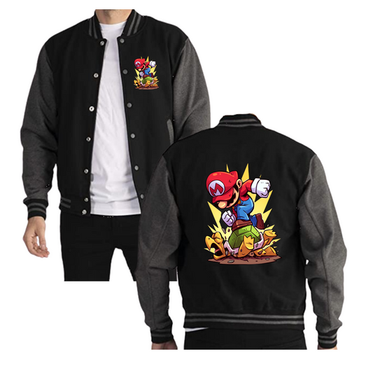 CHAQUETA BEISBOLERA SUPER MARIO BROS