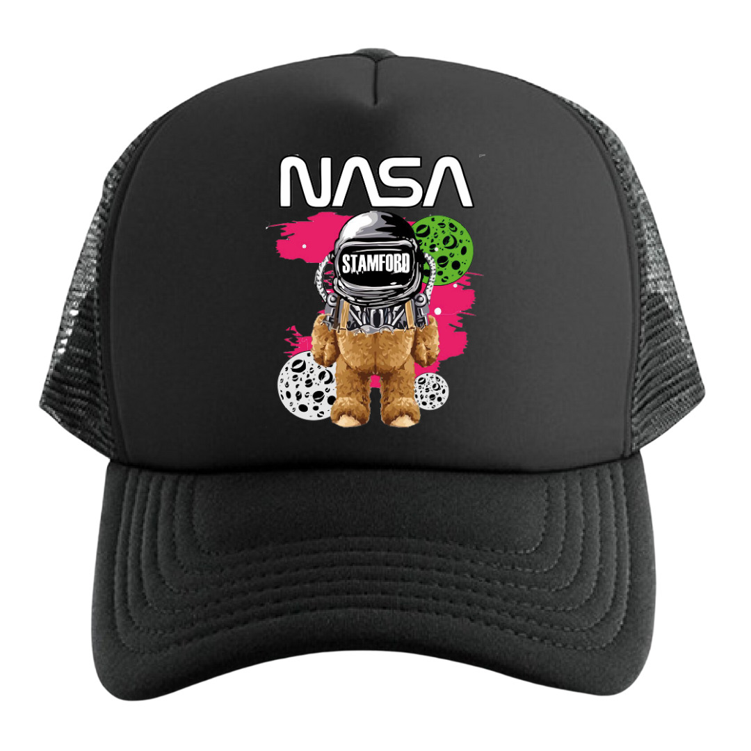 GORRA NASA ESPACIO OSO CAP TRUCKER