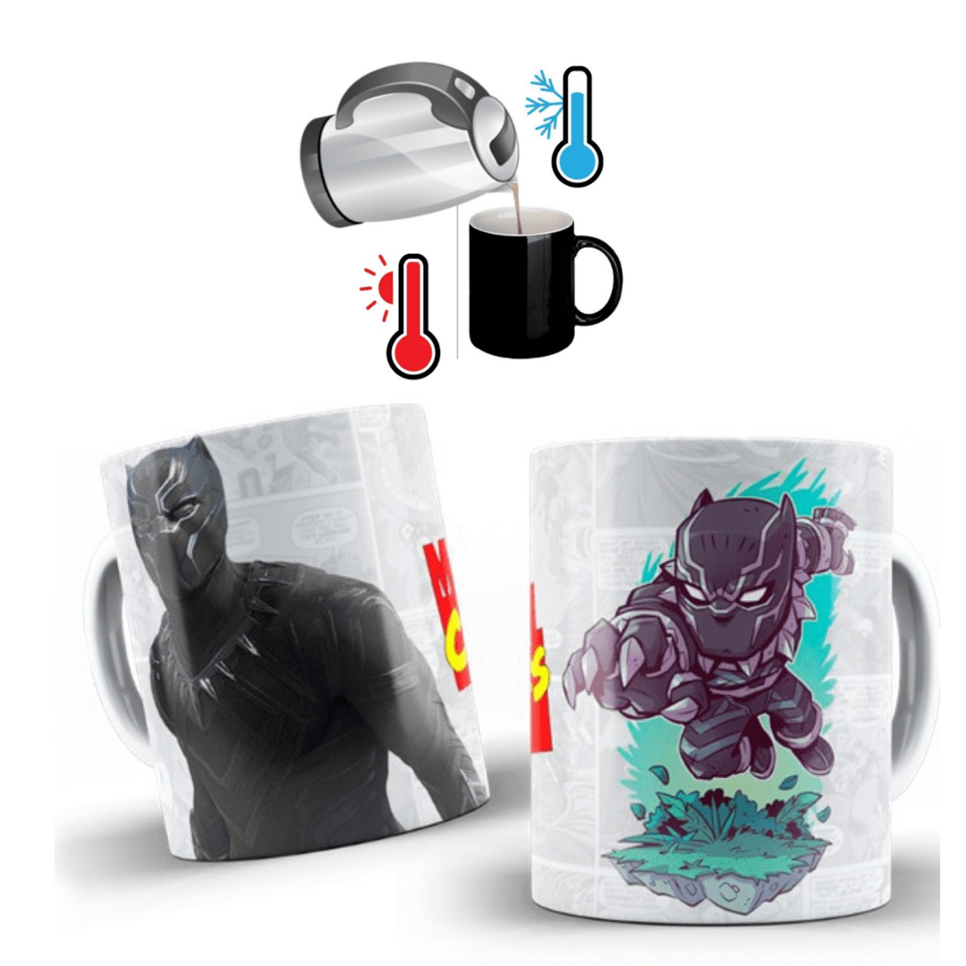 MUG MAGICO PANTERA NEGRA AVENGERS