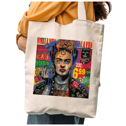 TOTEBAG FRIDA KAHLO ARTE URBANO BOLSO ALGODON