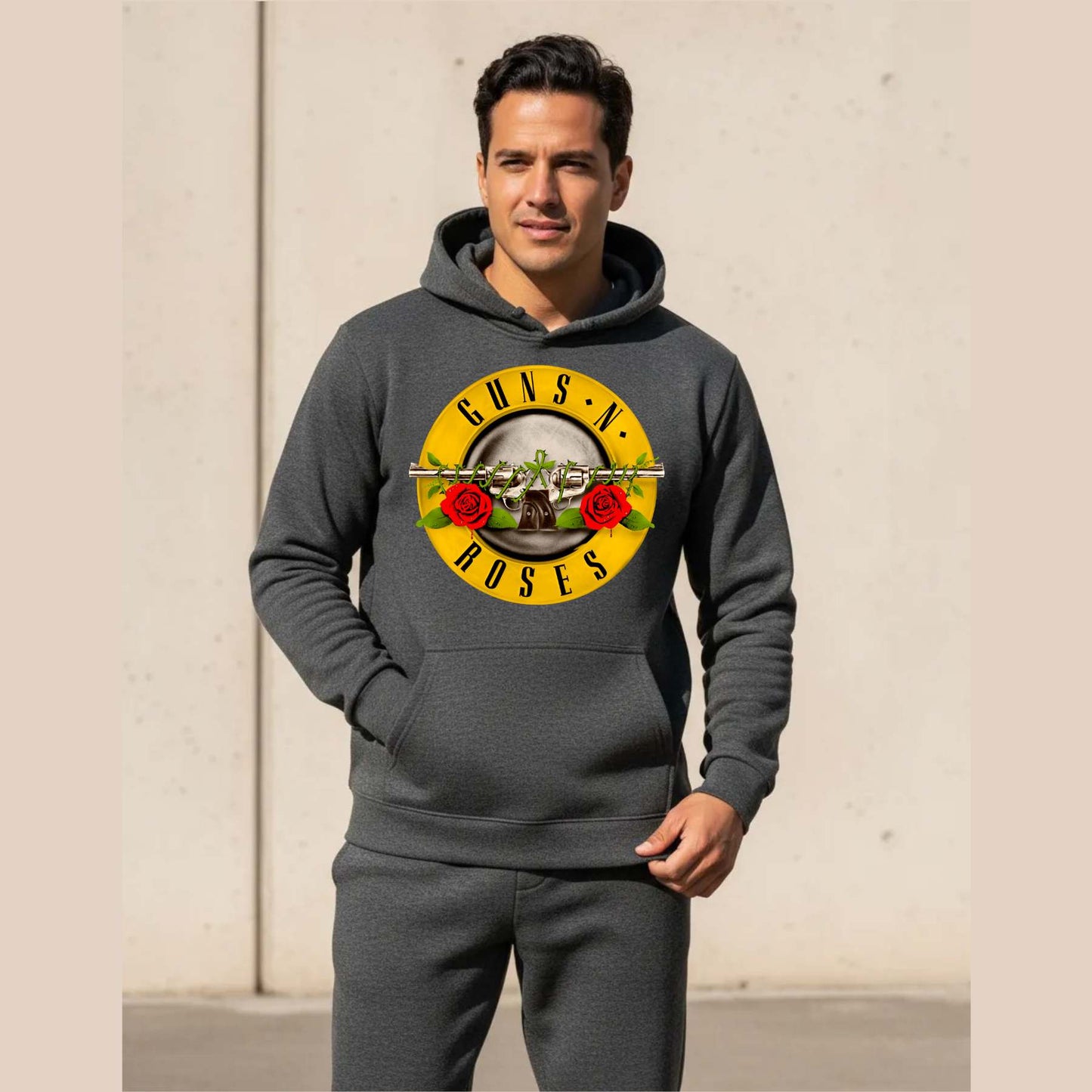 SUDADERA GUNS AND ROSES CONJUNTO DEPORTIVO