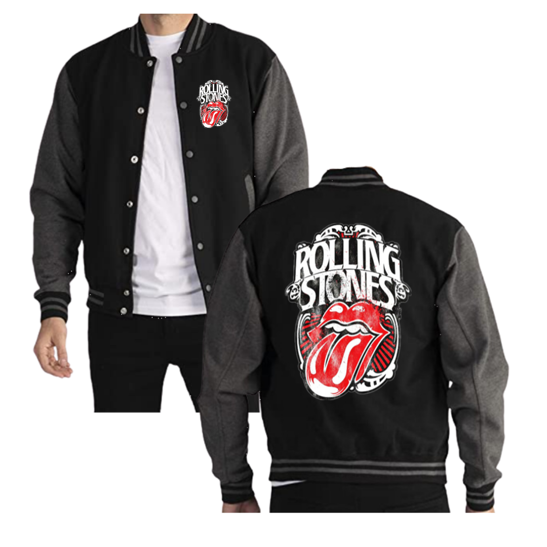 CHAQUETA BEISBOLERA ROLLING STONES BANDA DE ROCK