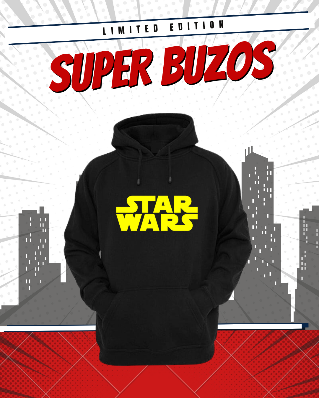 BUZO STAR WARS SACO CAPOTA