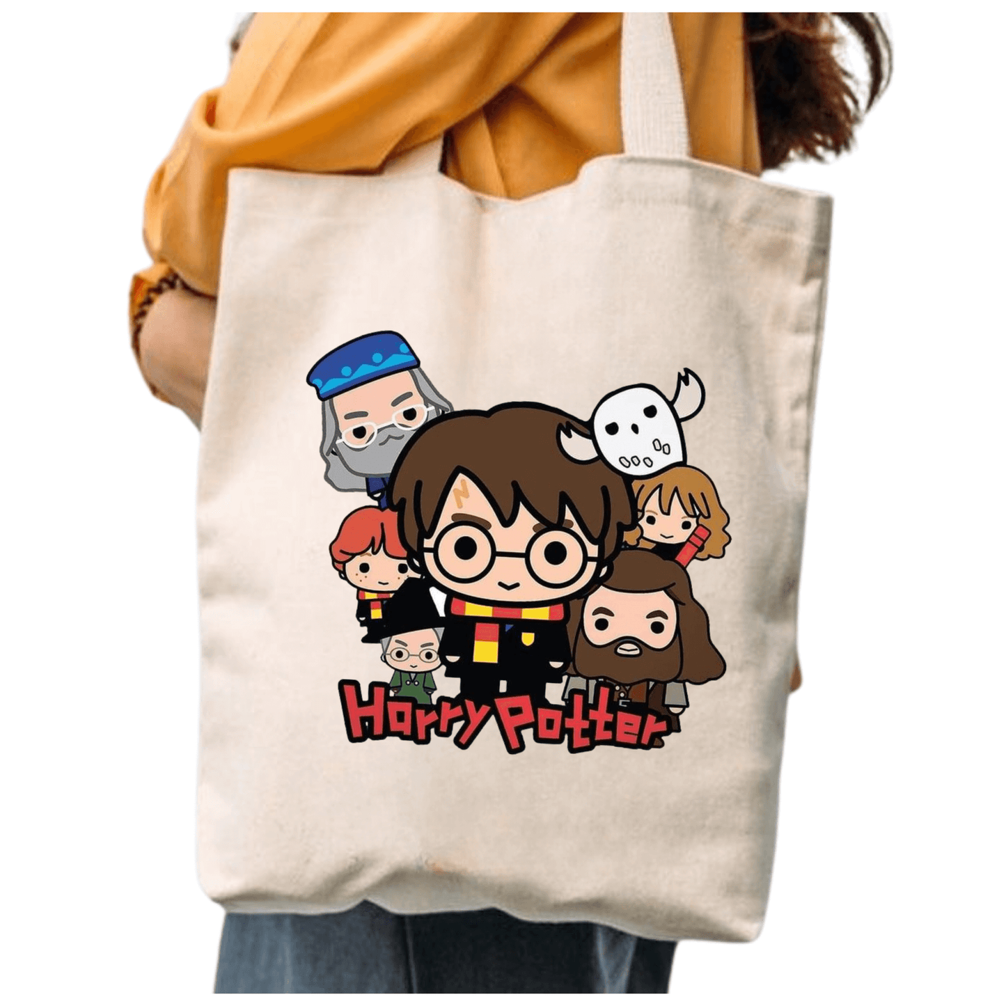 TOTEBAG HARRY POTTER PERSONAJES BOLSO ALGODON