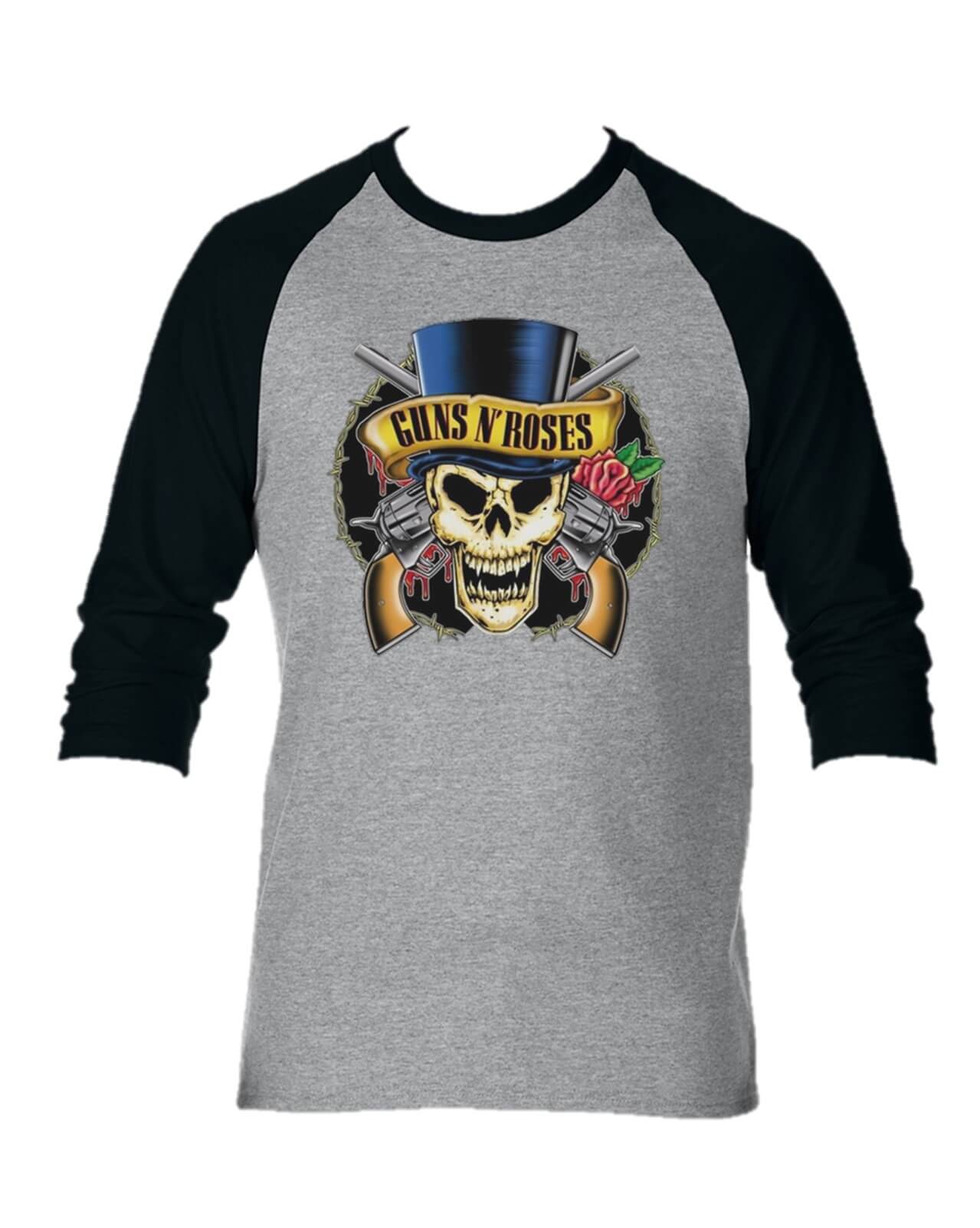 CAMISETA GUNS AND ROSES CAMIBUSO MANGA LARGA