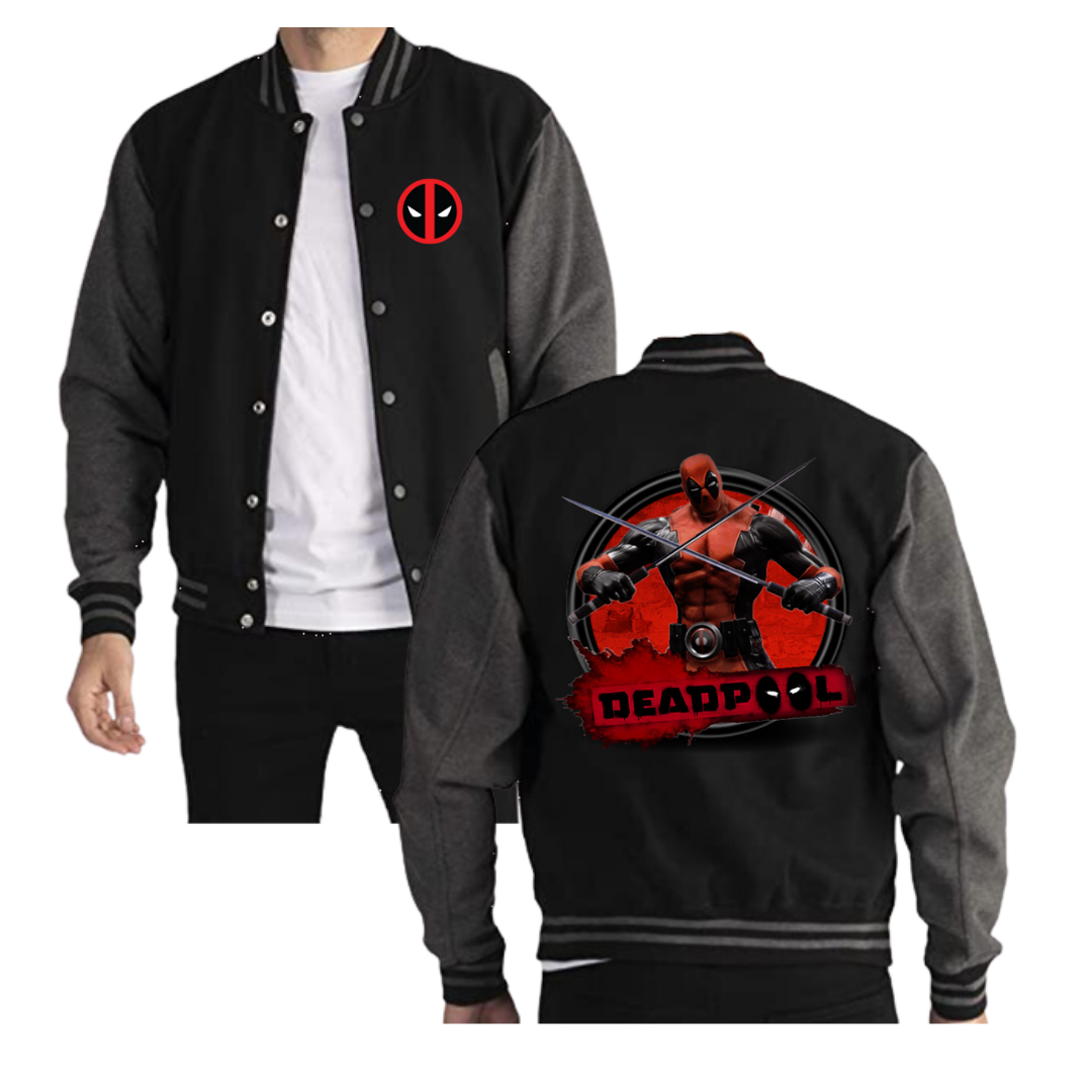 CHAQUETA BEISBOLERA DEADPOOL COMIC