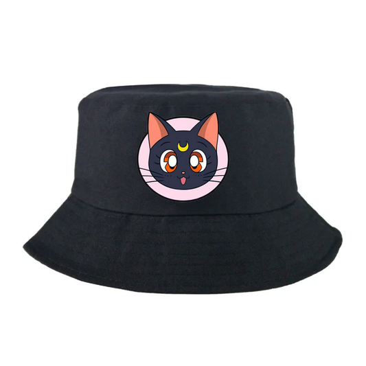 LUNA GATA SAILOR MOON GORRO PESCADOR PESQUERO