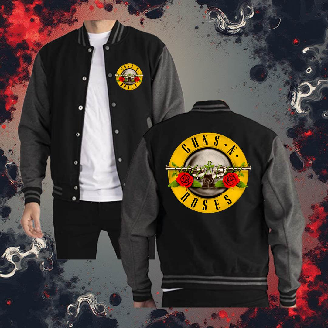 CHAQUETA BEISBOLERA GUNS N'ROSES BANDA ROCK