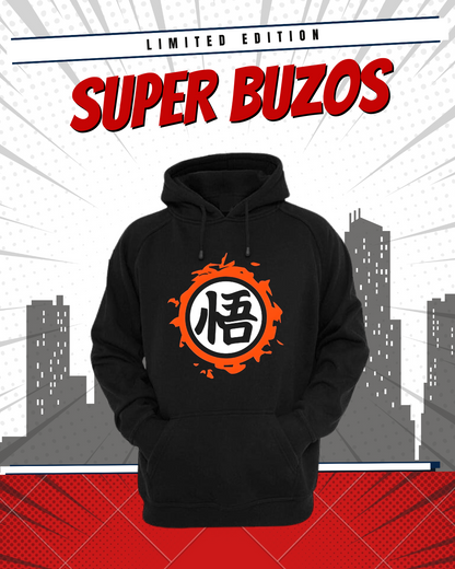 BUZO DRAGON BALL ESCUDO SACO CAPOTA HOODIE