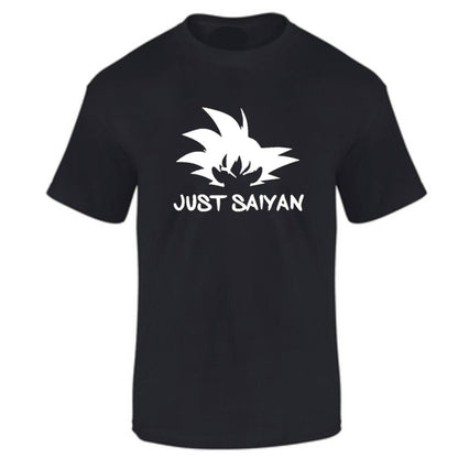 CAMISETA DRAGON BALL JUST SAIYAN HOMBRE