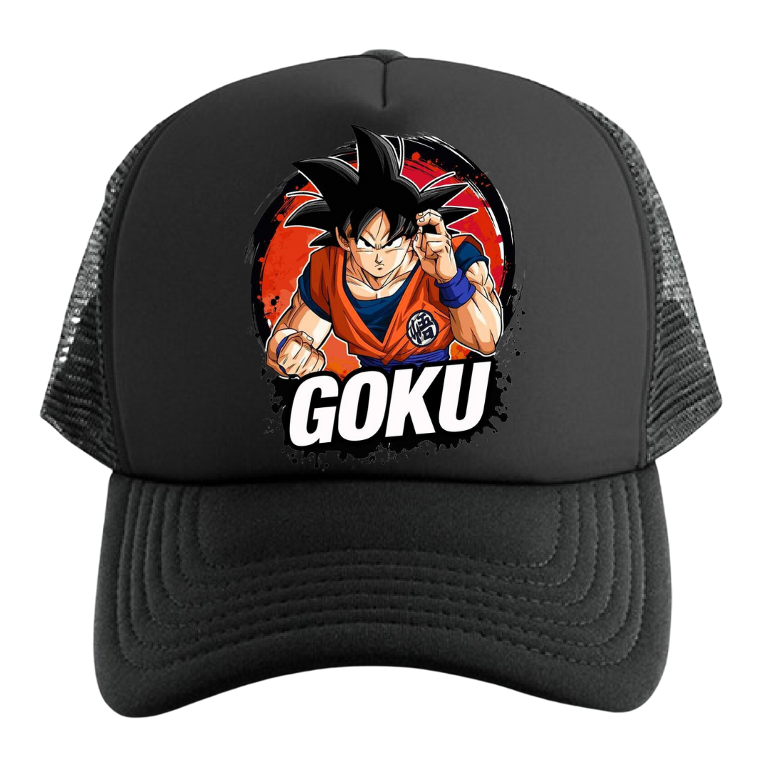 GORRA GOKU DRAGON BALL CAP TRUCKER MALLA