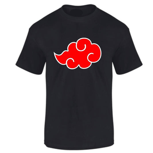 CAMISETA  NARUTO NUBES AKATSUKI HOMBRE