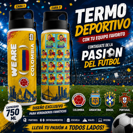 TERMOS MUNDIALISTA 2026 ENCUENTRA TU EQUIPO COLECCIONALOS