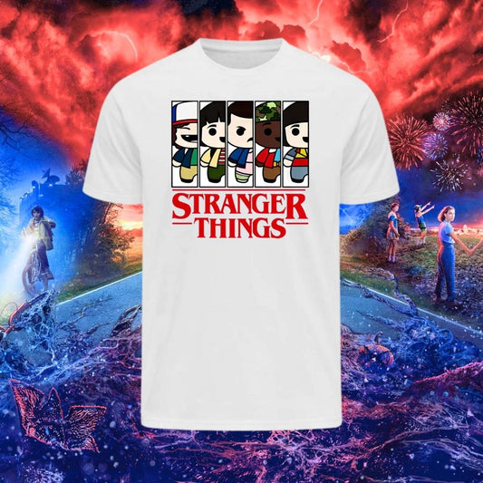 CAMISETA STRANGER THINGS PERSONAJES