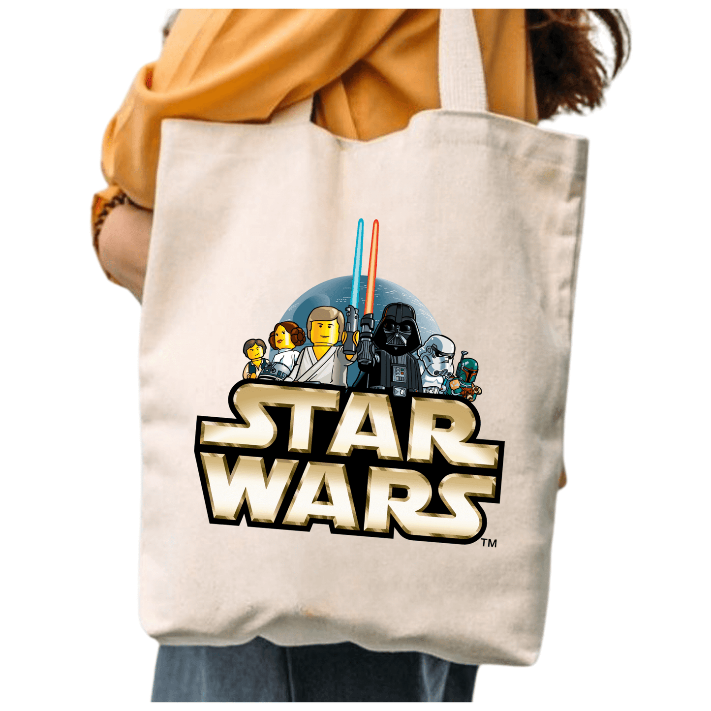 TOTEBAG STAR WARS LEGO BOLSO ALGODON