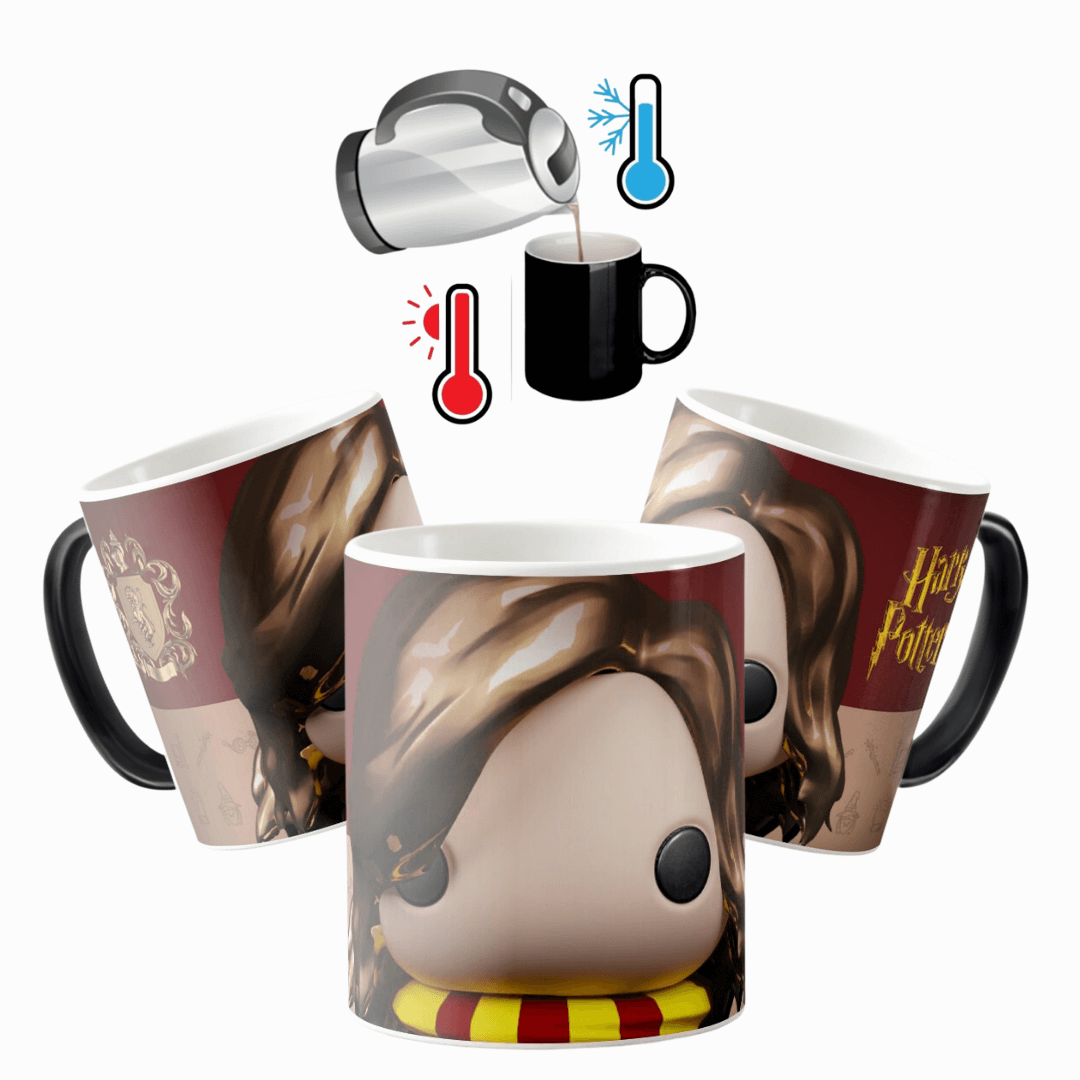 MUG MAGICO HARRY POTTER HERMIONE