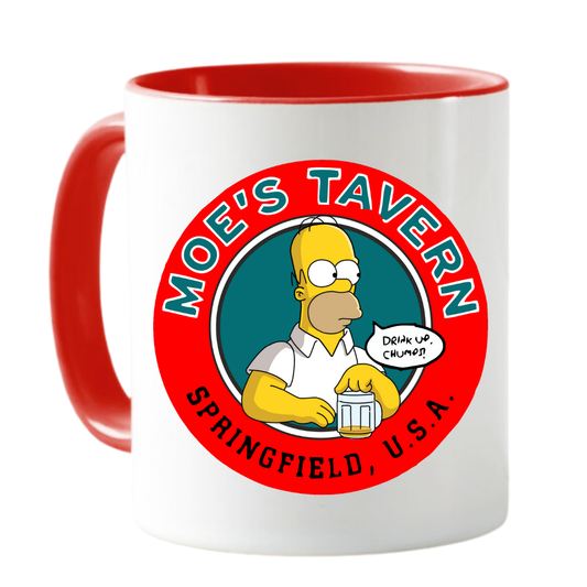 MUG HOMERO SIMPSONTAVERNA MOE TAZA CERAMICA