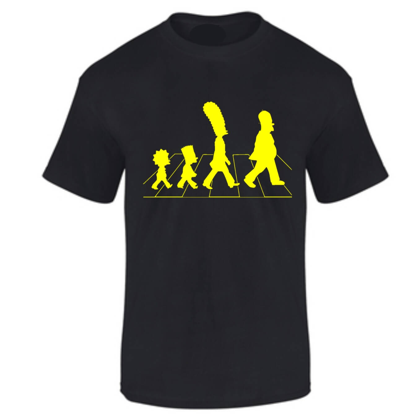 CAMISETA THE BEATLES SIMPSONS  HOMBRE