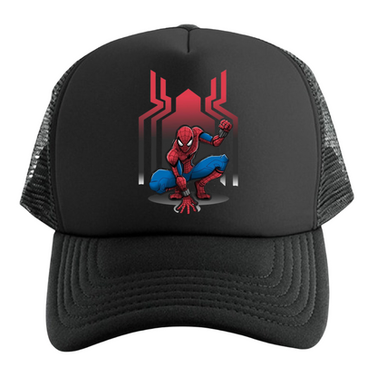 GORRA SPIDERMAN ARAÑA BALL CAP TRUCKER MALLA