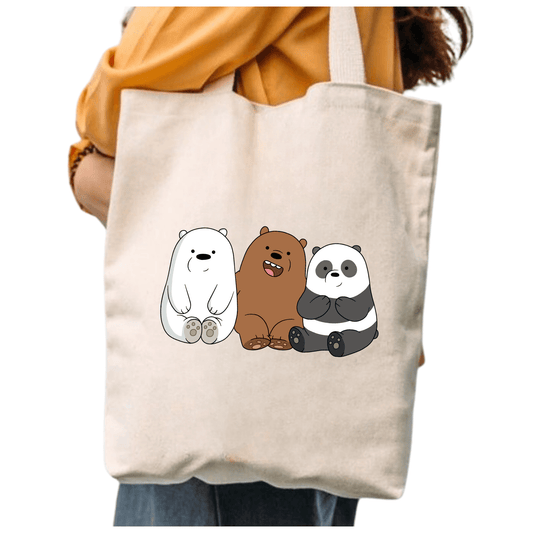 TOTEBAG OSOS ESCANDALOSOS  BOLSO ALGODON