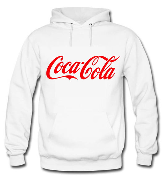 BUZO COCA COLA CAPOTA HOODIE BLANCO