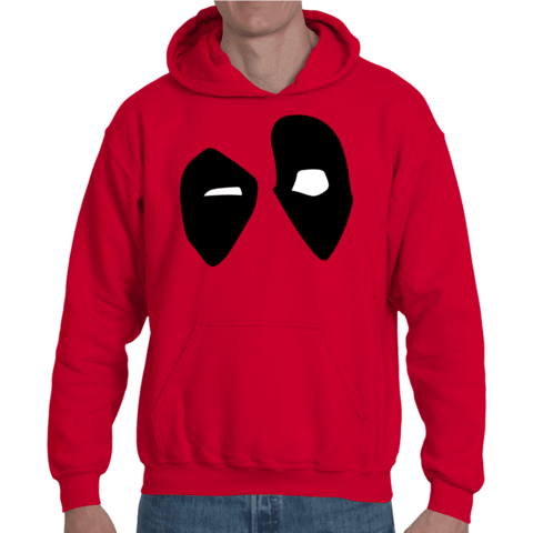 BUZO DEADPOOL SACO CAPOTA HOODIE ROJO