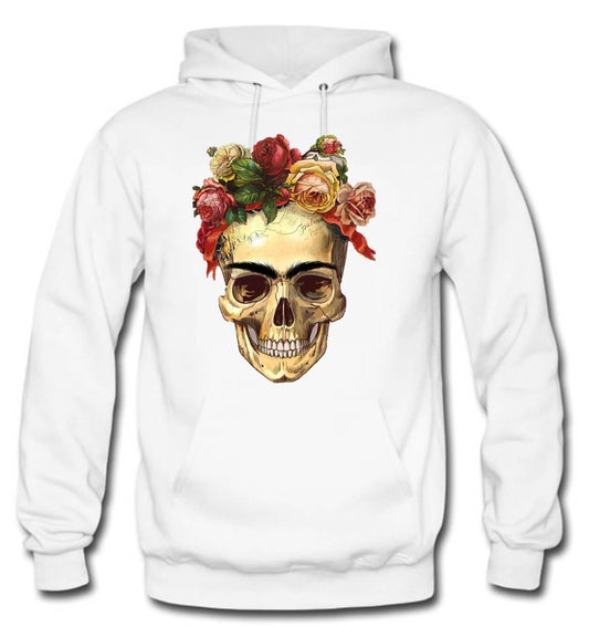 BUZO FRIDA SACO CAPOTA HOODIE BLANCO