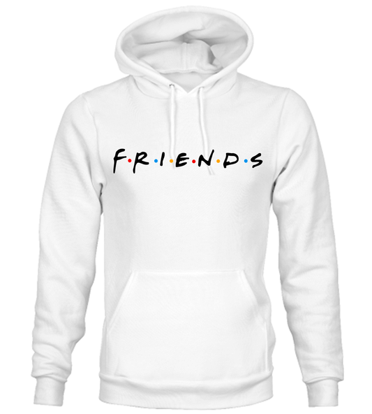 BUZO FRIENDS SACO CAPOTA HOODIE BLANCO